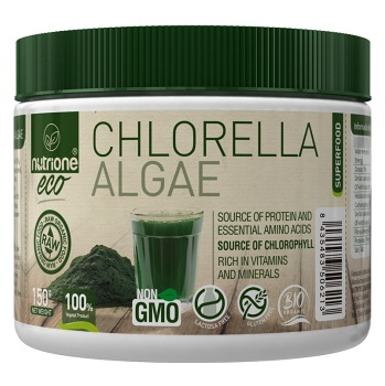 NUTRIONE Chlorella Bio 150 g (Detoxikace celého těla)
