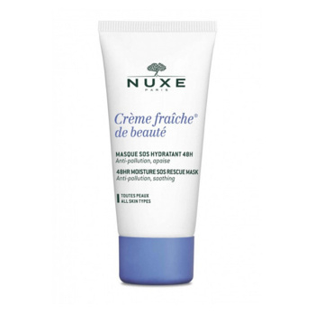 NUXE Creme Fraiche de Beauté 48HR Moisture SOS Rescue Mask 50 ml (Přírodní pleťové peelingy a masky) - Hydratační, Zklidňující