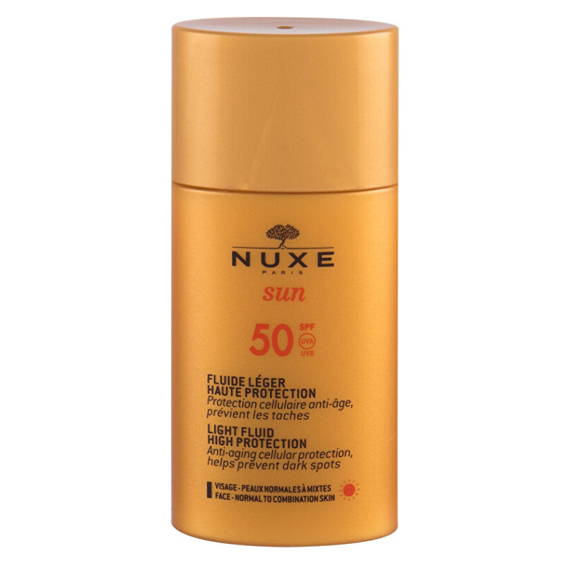 E-shop NUXE Krém na obličej s fluidní texturou SPF 50 Sun 50 ml