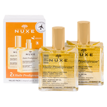NUXE Multifunkční suchý olej Huile Prodigieuse 2 x 100 ml Dárková sada (Přírodní péče o tělo) - Vyživující