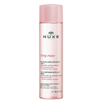 NUXE Zklidňující micelární voda Very Rose 750 ml (Přírodní čištění pleti) - Zklidňující, Čistící