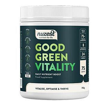 NUZEST Good green vitality 750 g (Doplňky stravy pro sportovce)