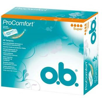 O.B. tampony ProComfort™ Super 48 kusů,Výprodej poškozený obal