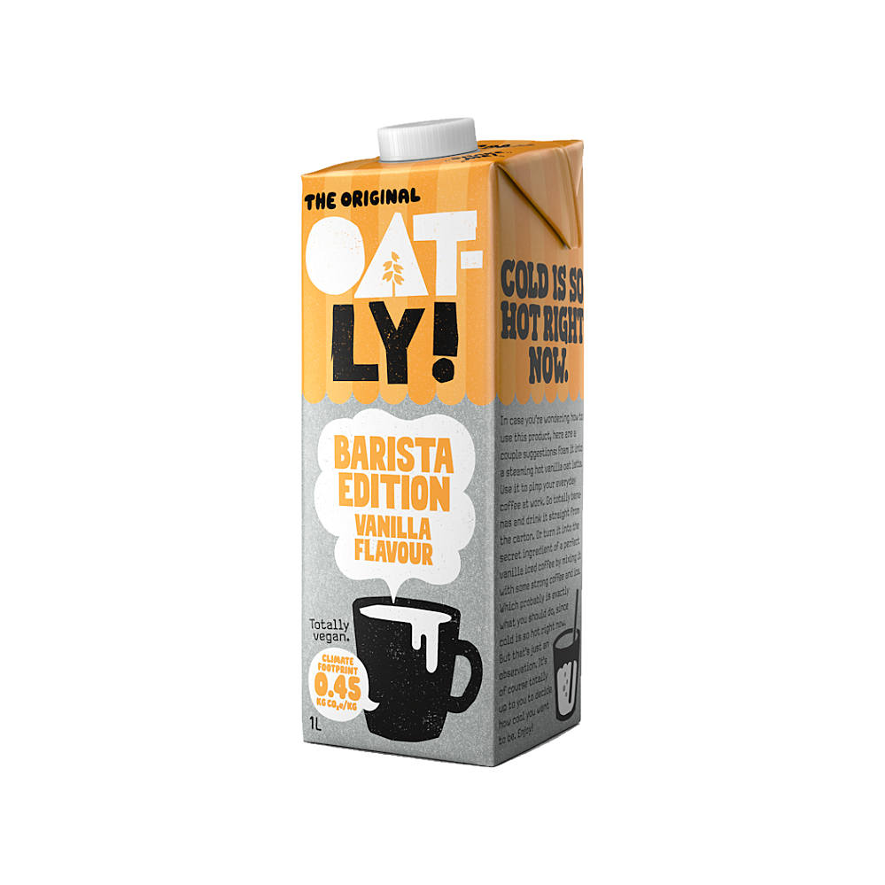 OATLY Ovesný nápoj barista vanilka 1 litr