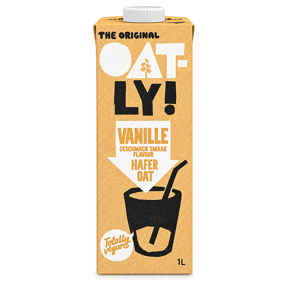 OATLY Ovesný nápoj s vanilkovou příchutí 1 litr
