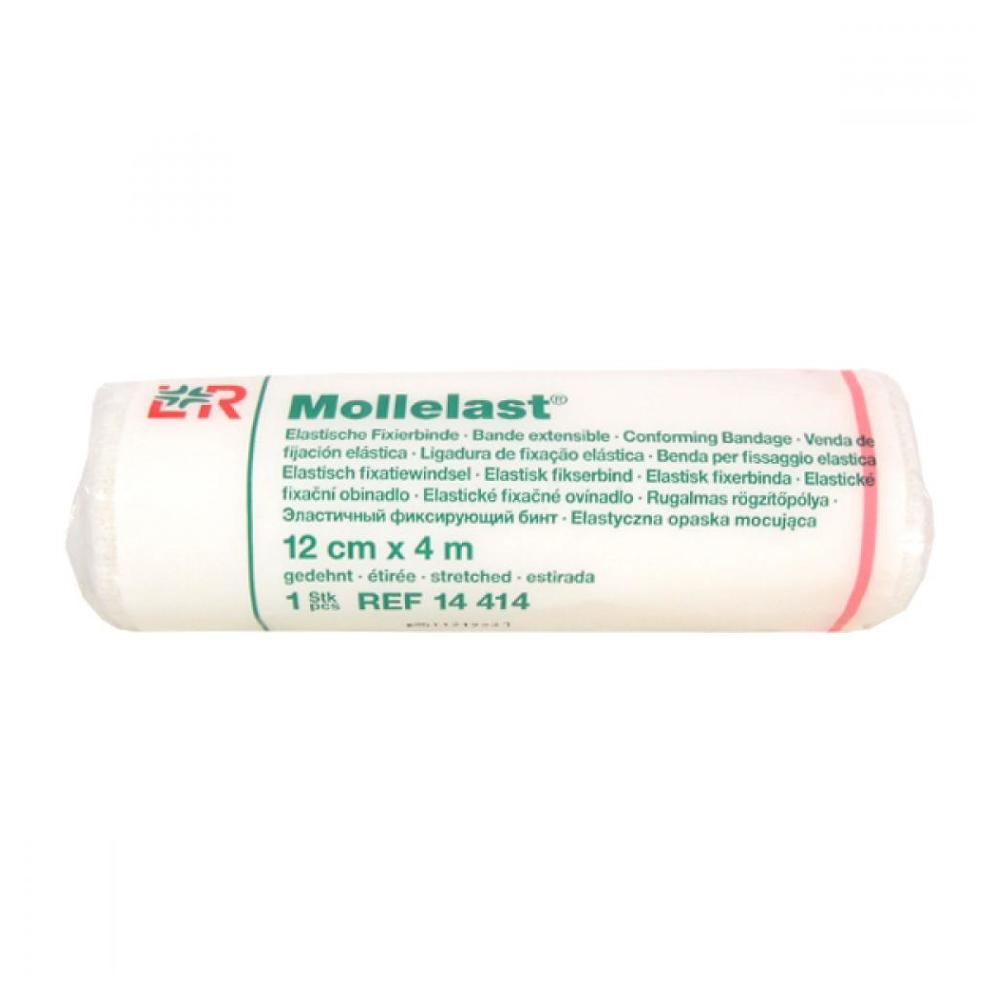 Obinadlo elastické fixační Mollelast 12cmx4m