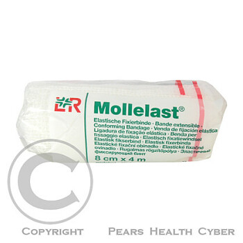 Obinadlo elastické fixační Mollelast 4cm x 4m 1ks