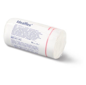 HARTMANN Idealflex Obinadlo pružné krátkotažné 10 cm x 5 m 1 kus (Obinadla a obvazy) - Pružné