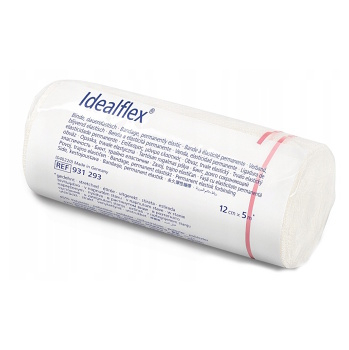 HARTMANN Idealflex Obinadlo pružné krátkotažné 12 cm x 5 m 1 kus (Obinadla a obvazy) - Pružné