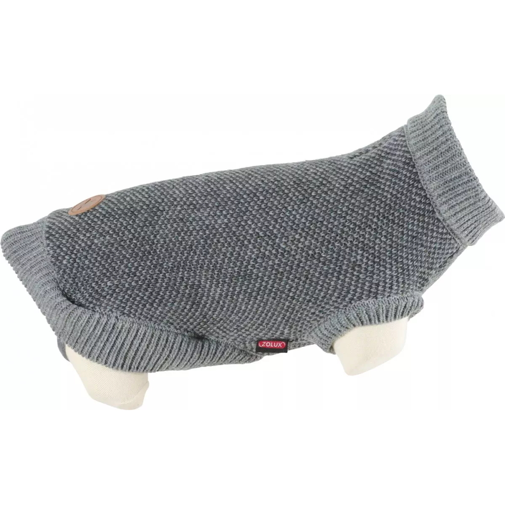 E-shop ZOLUX Jazzy obleček svetr pro psy šedý 1 kus, Velikost oblečku: 25 cm
