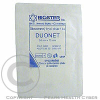 Obvaz Duonet 50x75mm steril.stř.savý krycí