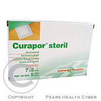 E-shop Náplast Curapor chirurgická sterilní 7x 5 cm/5 ks
