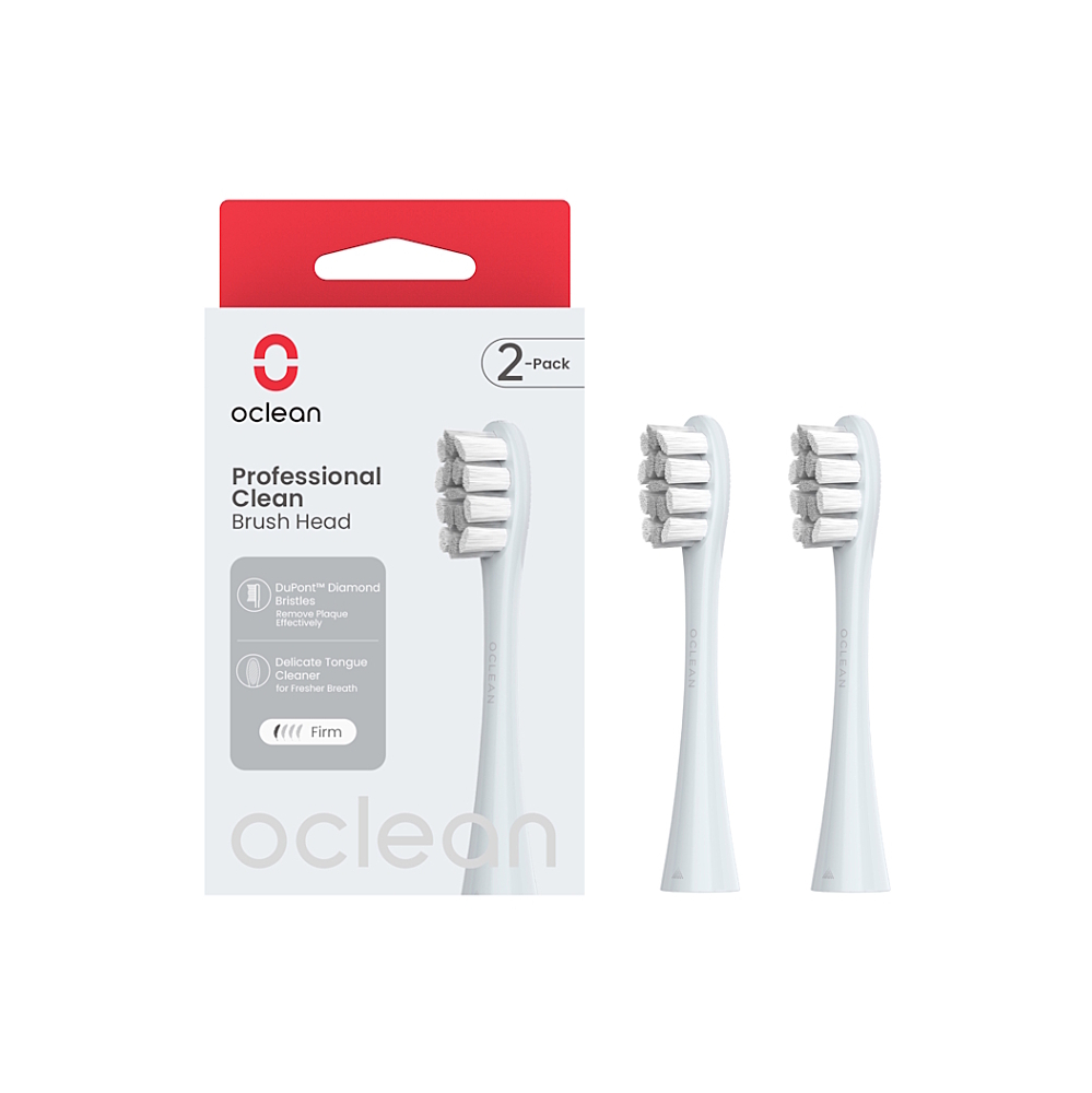 Oclean náhradní hlavice Professional Clean Pro Digital, 2 ks (stříbrné)