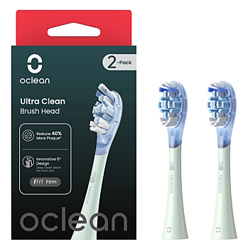 OCLEAN Ultra Clean UC01 náhradní hlavice zelené 2 ks (Náhradní hlavice k zubním kartáčkům)