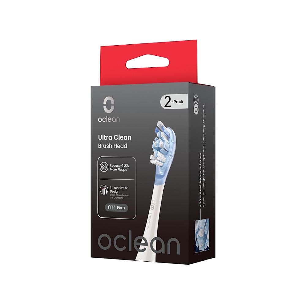 OCLEAN Ultra Clean UC03 W02 náhradní hlavice bílé 2 ks