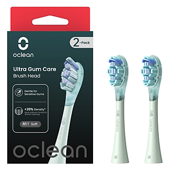 OCLEAN Ultra Gum Care UG01 náhradní hlavice zelené 2 ks (Náhradní hlavice k zubním kartáčkům)