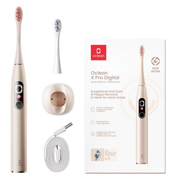 OCLEAN X Pro Digital sonický kartáček zlatý (Sonické zubní kartáčky)