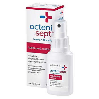 OCTENISEPT Kožní sprej  0,1g/100 g 50 ml (Na hojení ran a vředů) - Jednodruhové
