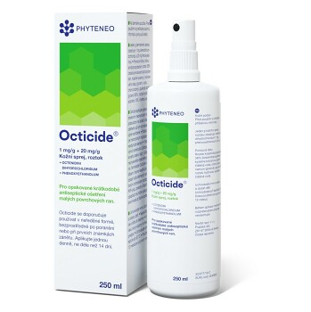 ENEO Octicide 1 mg/g + 20 mg/g kožní sprej, roztok 250 ml