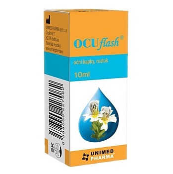 OCUFLASH Oční kapky 10 ml (Kapky do očí) - Zklidňující, Protizánětlivý, Oční