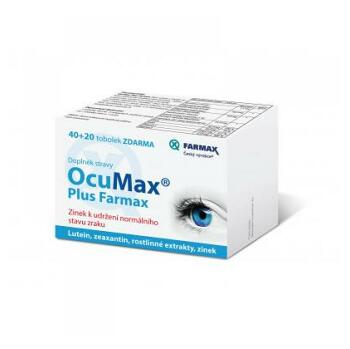 FARMAX Ocumax Plus Farmax 40+20 tobolek ZDARMA, expirace