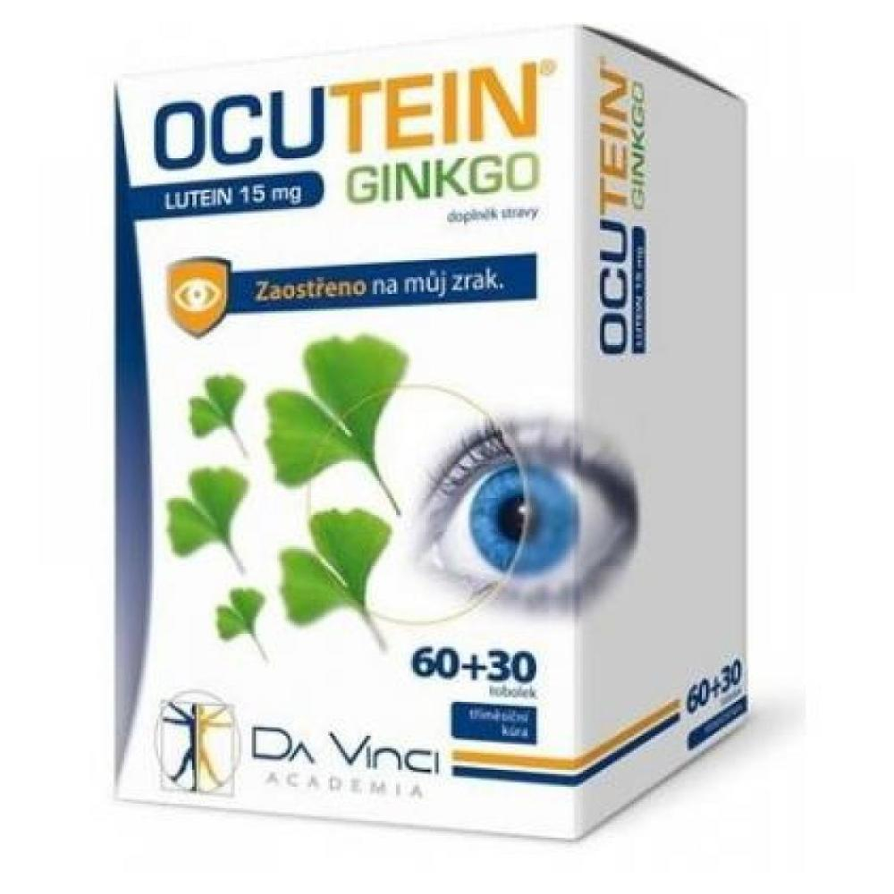 E-shop DA VINCI ACADEMIA OCUTEIN Ginkgo Lutein 15 mg 60+30 tobolek