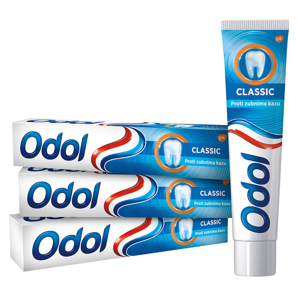 Levně ODOL Classic zubní pasta 3 x 75ml