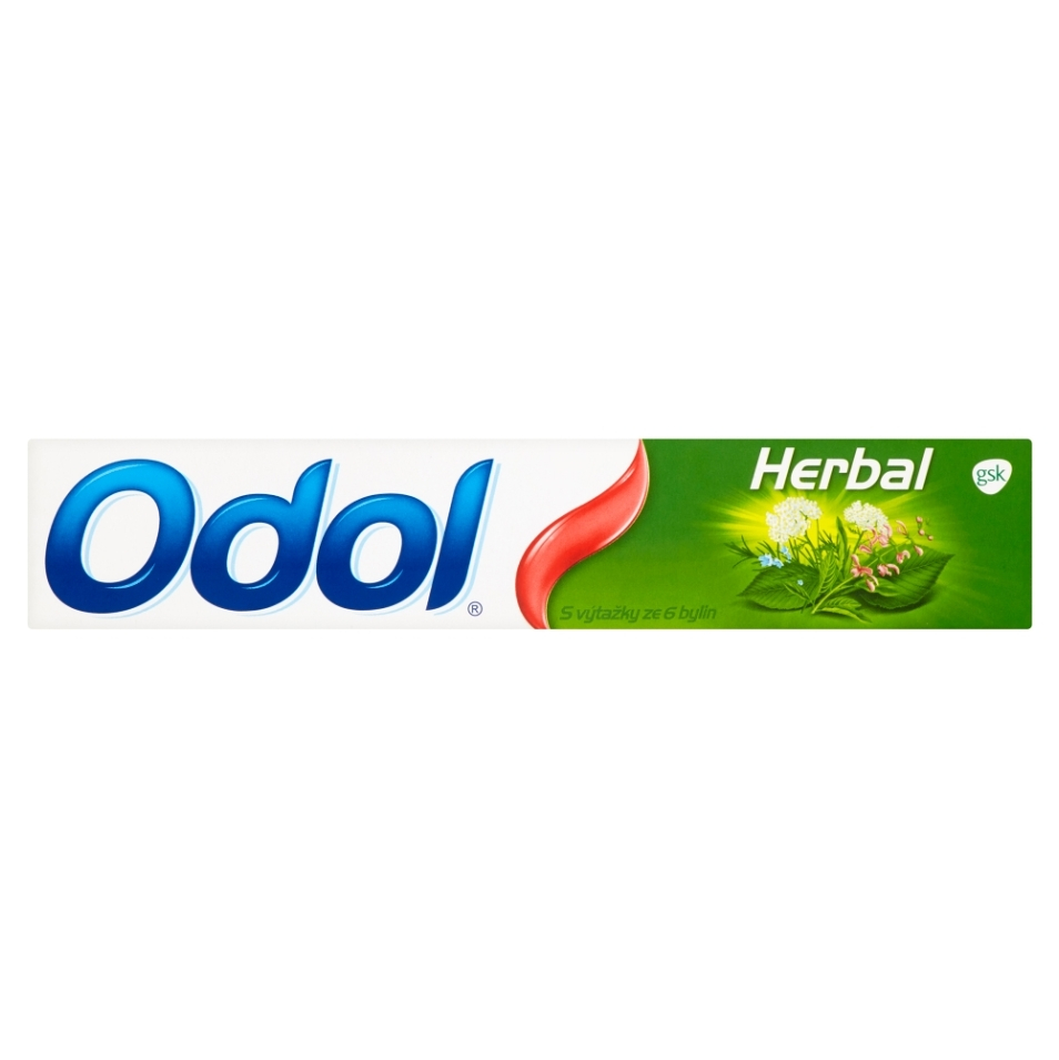 Levně ODOL Herbal Zubní pasta s výtažky ze 6 bylin 75 ml