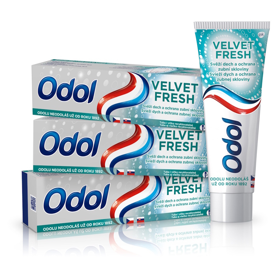 E-shop ODOL Zubní pasta Velvet Fresh 3 x 75 ml