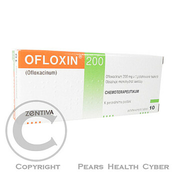 OFLOXIN 200  10X200MG Potahované tablety