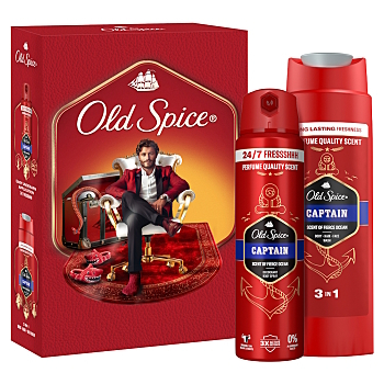 OLD SPICE Captain Dárková sada 2 kusy (Kosmetické balíčky)