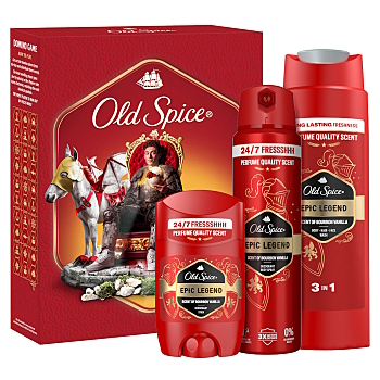 OLD SPICE Epic Legend Dárková sada s hrou Domino 3 kusy (Kosmetické balíčky)