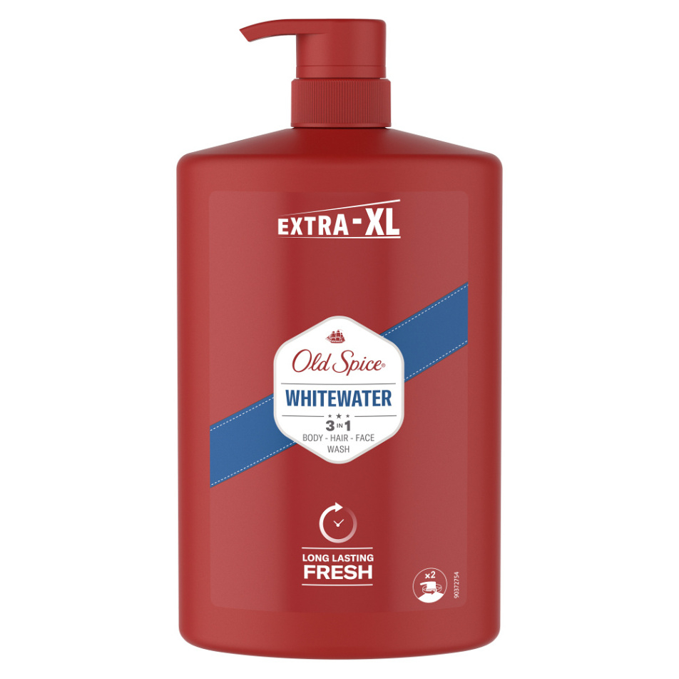 OLD SPICE Sprchový gel 3 v 1 WhiteWater 1000 ml