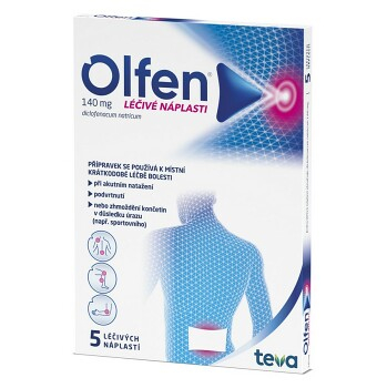 OLFEN Léčivé náplasti 140 mg 5 kusů