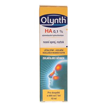 Olynth® HA 0,1 % nosní sprej, roztok 10 ml