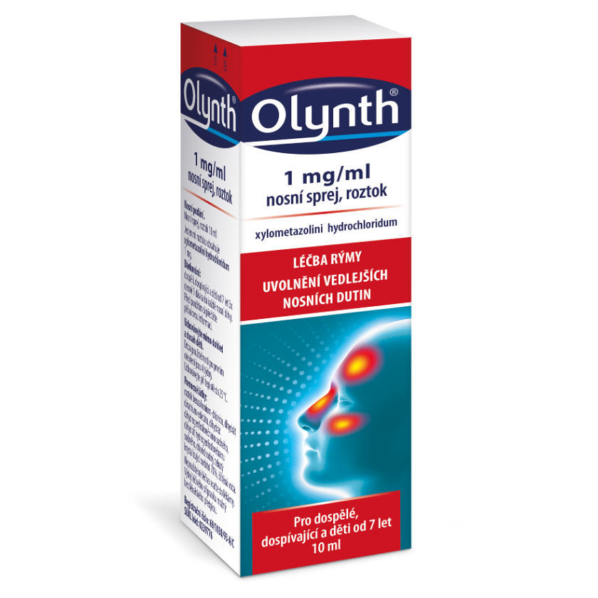 OLYNTH® 1 mg/ml nosní sprej, roztok pro dospělé a děti od 7 let 10 ml