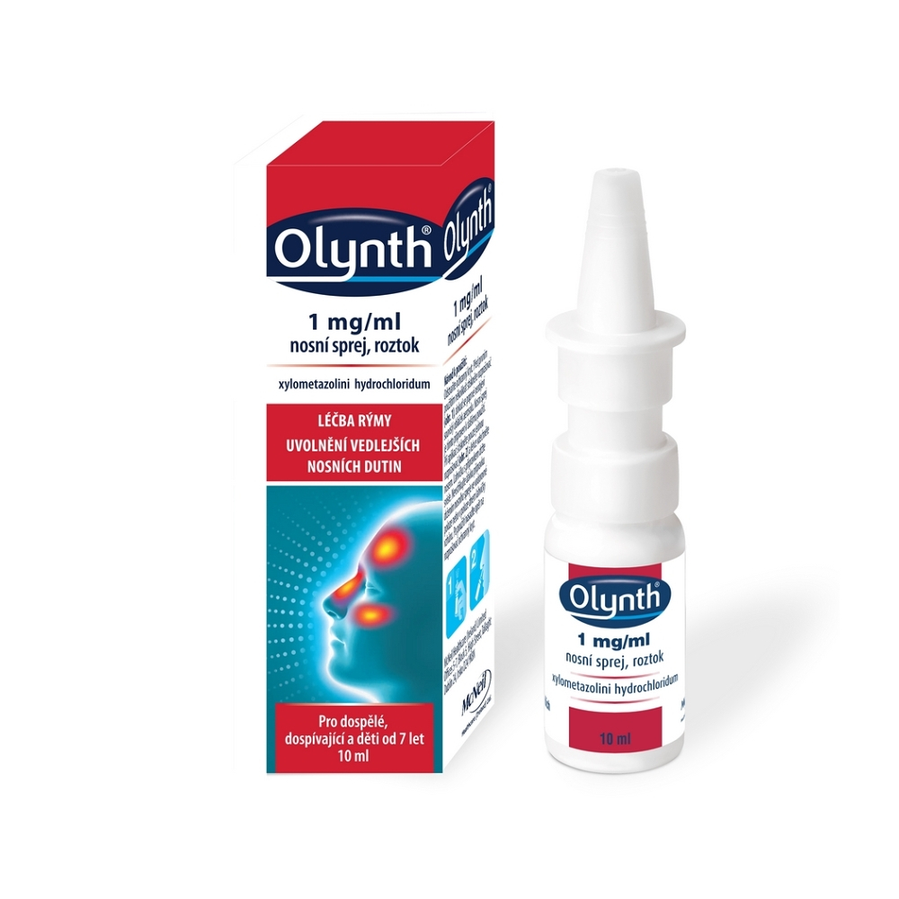 Levně OLYNTH® 1 mg/ml nosní sprej, roztok pro dospělé a děti od 7 let 10 ml