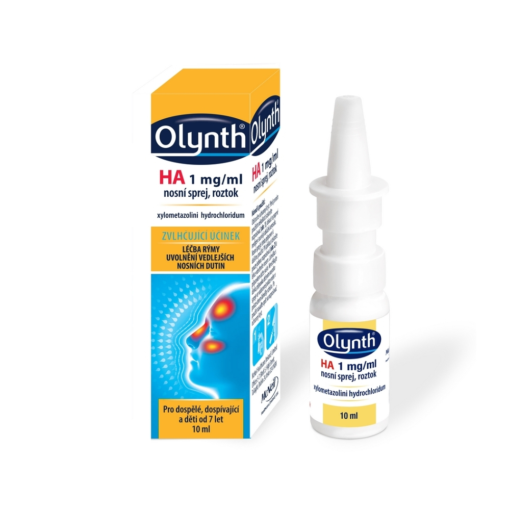 E-shop OLYNTH® HA 1 mg/ml nosní sprej, roztok pro dospělé a děti od 7 let 10 ml