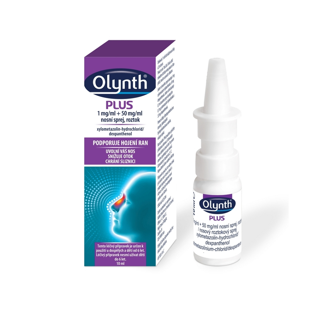 E-shop OLYNTH® Plus 1 mg/ml + 50 mg/ml nosní sprej, roztok pro dospělé a děti od 6 let