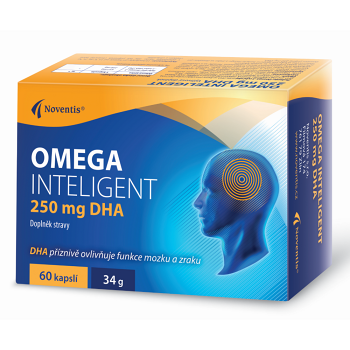 NOVENTIS Omega inteligent 250 mg DHA 60 kapslí, expirace
