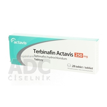TERBINAFIN ACTAVIS 250 MG  28X250MG Tablety