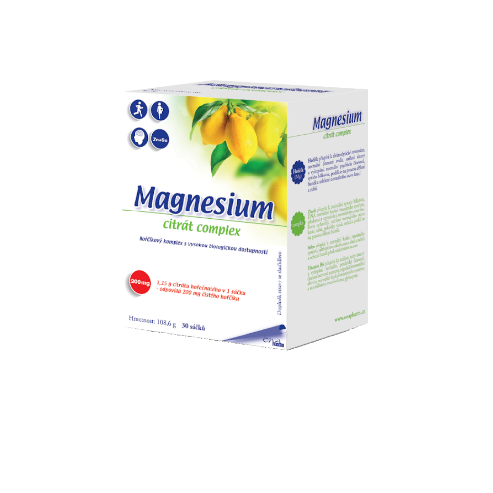 E-shop ONAPHARM Magnesium citrát complex 30 sáčků
