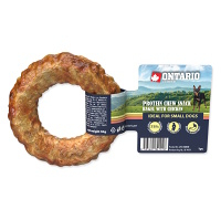 ONTARIO Žvýkací bagel Protein kuře 8,9 cm