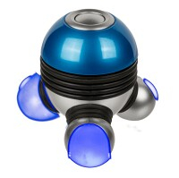 OOTB Masážní vibrační přístroj s LED, modrý