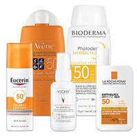 Opalovací pleťové fluidy