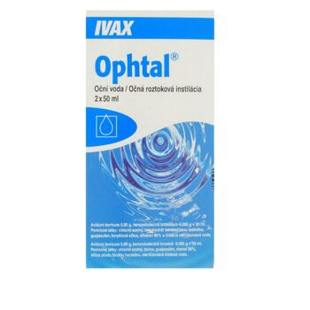 OPHTAL  2X50ML Oční voda