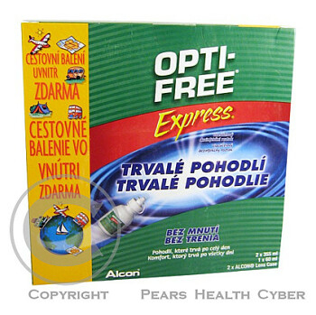 OPTI FREE EXPRESS 2x355ml+1x60ml Travel pack