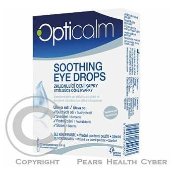 OPTICALM Zklidňující oční kapky 0.4mlx20ks  
