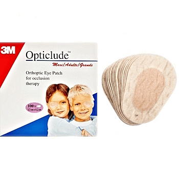 3M OPTICLUDE Oční okluzor Maxi 57 x 82 mm 100 kusů (Náplasti dělené)