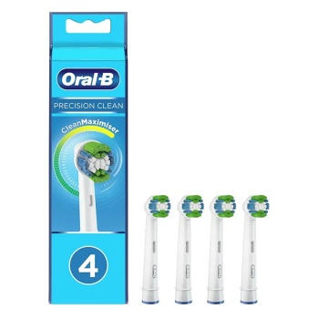 Oral-B EB 20-4 Precision clean náhradní hlavice s Technologií CleanMaximiser, 4 ks